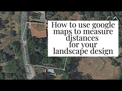 How to use google maps to measure landscape distances for your permaculture design